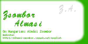 zsombor almasi business card