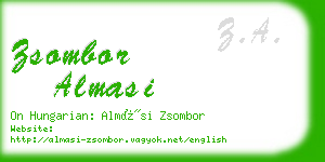 zsombor almasi business card